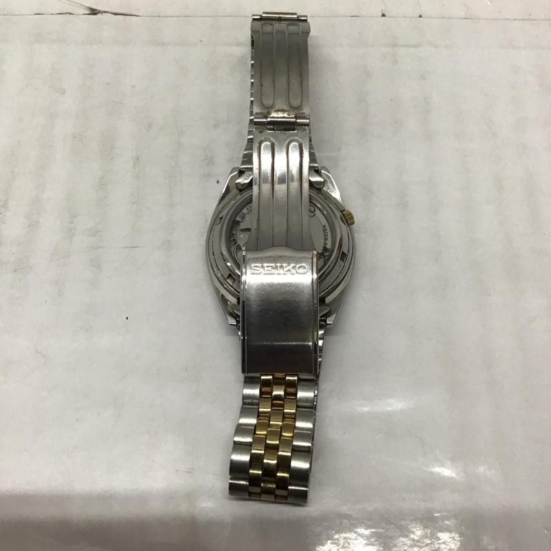 セイコー SEIKO 腕時計 アナログ(自動巻き) 7S26-0500 ロゴ、文字 金 / ゴールド / X 銀 / シルバー / メンズ USED 古着 中古 10113454