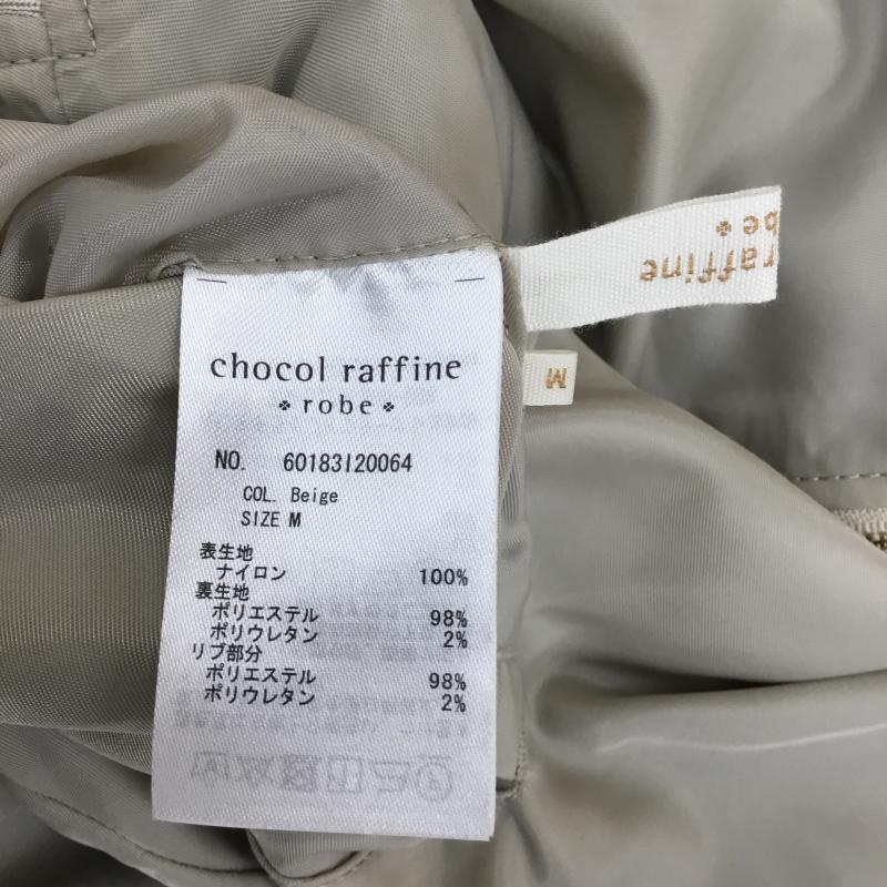 ショコラ フィネ ローブ chocol raffine robe ジャケット、上着 ジャンパー、ブルゾン リバーシブル M 無地 X チェック ベージュ / ベージュ / X 茶 / ブラウン / レディース USED 古着 中古 10137697