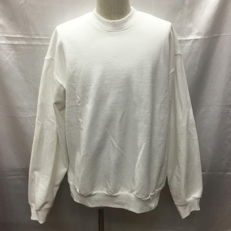 ロサンゼルスアパレル LOS ANGELES APPAREL トレーナー 長袖 L 無地 白 / ホワイト / メンズ USED 古着 中古 10108913