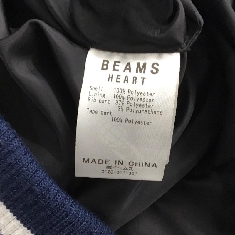 ビームス ハート BEAMS HEART ジャケット、上着 ジャケット、ブレザー ジップアップジャケットパーカー アウター M 無地 白 / ホワイト / X 紺 / ネイビー / メンズ USED 古着 中古 10139275