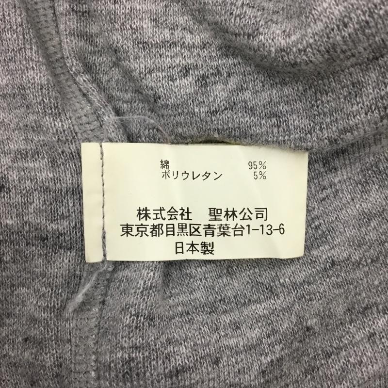 ハリウッドランチマーケット HOLLYWOOD RANCH MARKET カットソー 長袖 長袖カットソー Vネックカットソー ロングスリーブカットソー 無地Tシャツ 4 無地 灰 / グレー /  メンズ USED 古着 中古 10114129