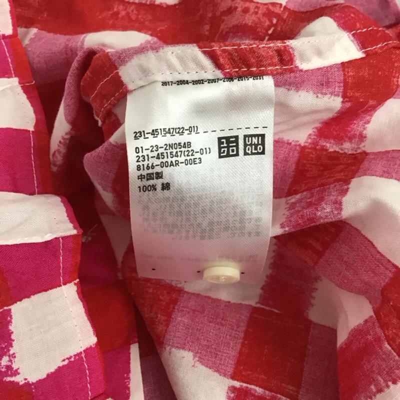 ユニクロ UNIQLO シャツ、ブラウス 半袖 231-451547 マルニ L チェック マルチカラー / マルチカラー / レディース USED 古着 中古 10139326