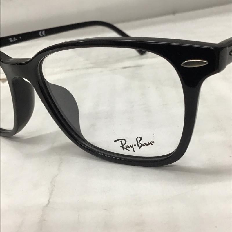 レイバン Ray-Ban めがね・サングラス めがね RB7119F ロゴ、文字 黒 / ブラック / メンズ USED 古着 中古 10114308