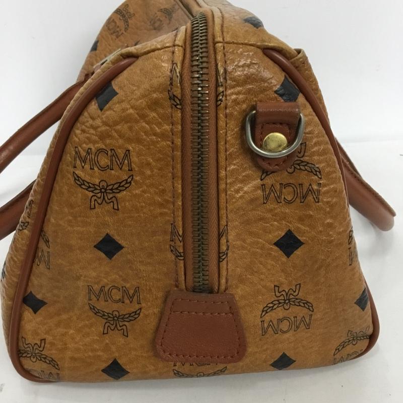 エムシーエム MCM ハンドバッグ ハンドバッグ ミニボストン 総柄 茶 / ブラウン / レディース USED 古着 中古 10129103