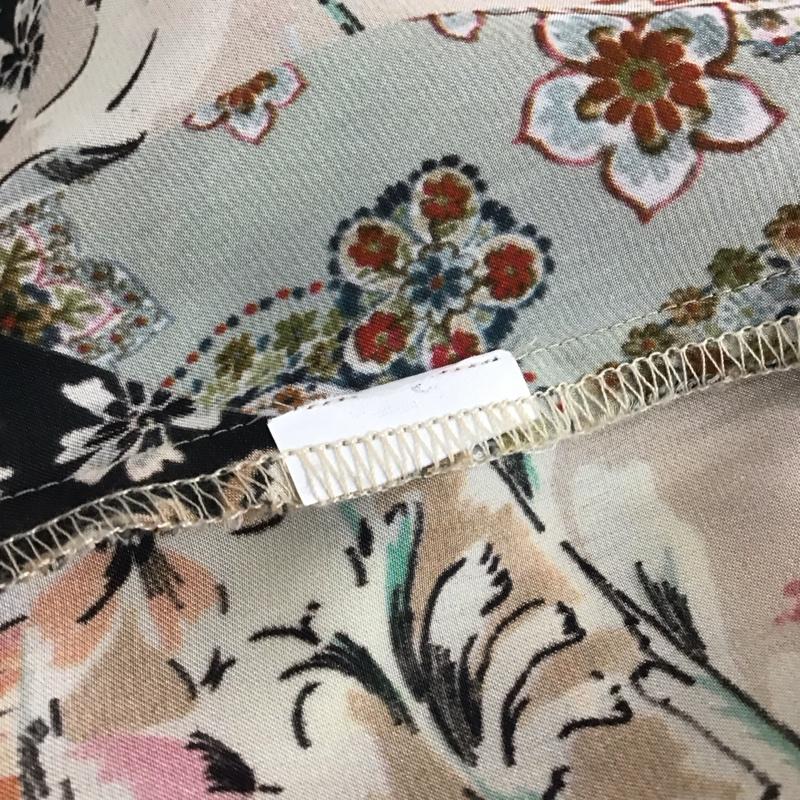 ザラ ZARA シャツ、ブラウス 長袖 L 総柄 マルチカラー / マルチカラー / レディース USED 古着 中古 10116657