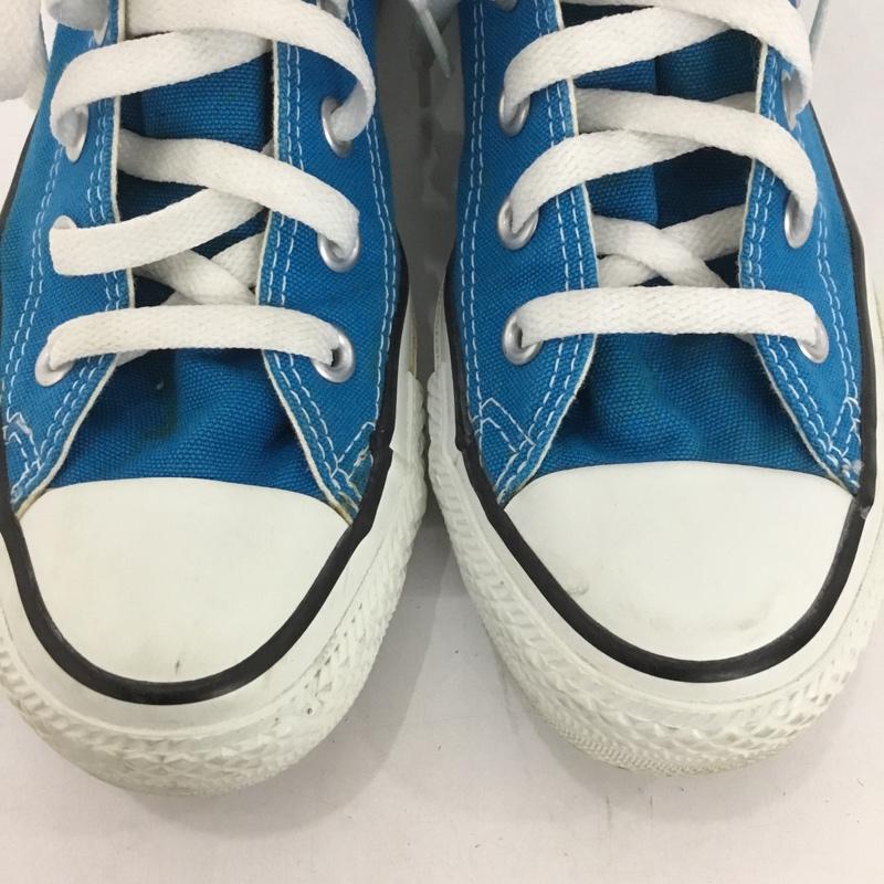 コンバース CONVERSE スニーカー スニーカー 1R828 ALL STAR HI 24cm 24.0cm ロゴ、文字 青 / ブルー / レディース USED 古着 中古 10124861