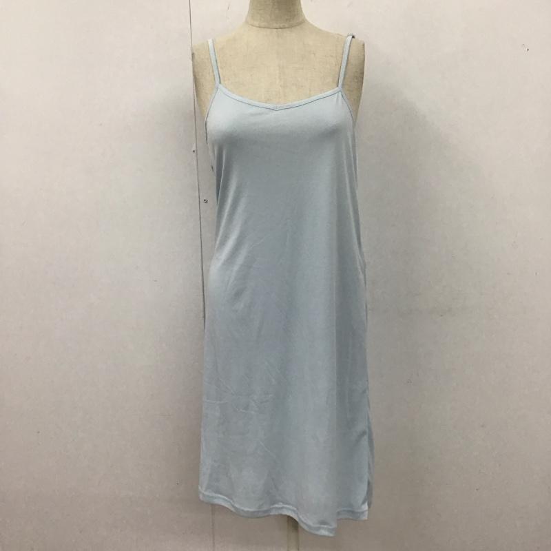 アメリ AMERI ワンピース ロングスカート 02210560590 メディシアージオメトリックニットドレス FREE 水色 / ライトブルー / レディース USED 古着 中古 10122641