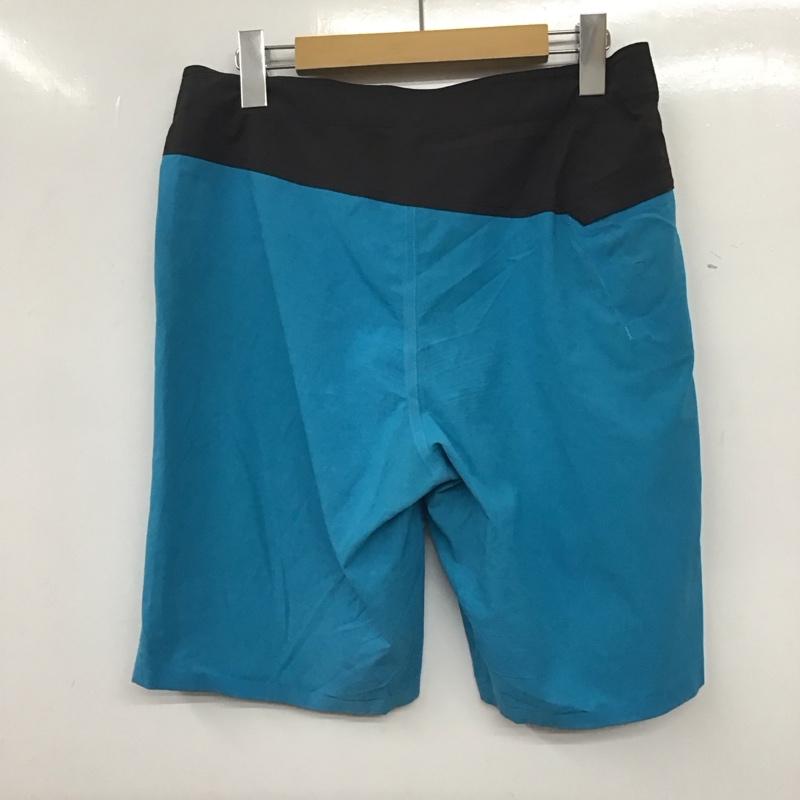 パタゴニア patagonia パンツ ショートパンツ ショートパンツ ハーフパンツ カジュアルパンツ ロゴ、文字 黒 / ブラック / X 青 / ブルー / メンズ USED 古着 中古 10134576