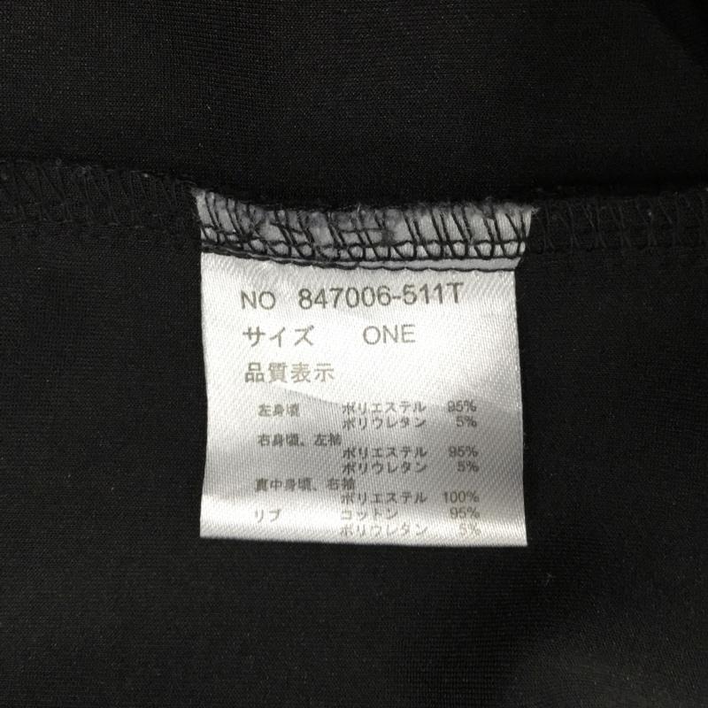 ノーアイディー NO ID. カットソー 長袖 847006-511T エコファー切り替えドルマンスリーブプルオーバー 長袖カットソー 無地 黒 / ブラック /  メンズ USED 古着 中古 10108426
