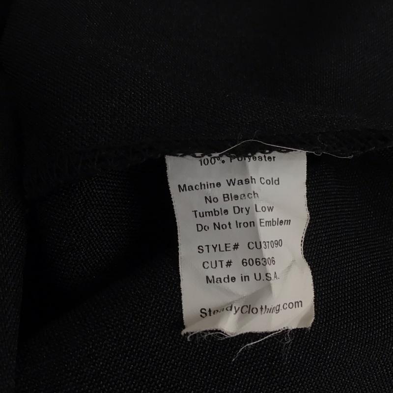 古着 USED シャツ、ブラウス 半袖 半袖シャツ プリントシャツ ポケットシャツ 古着 steady XL プリント 黒 / ブラック / X 橙 / オレンジ / メンズ USED 古着 中古 10132591