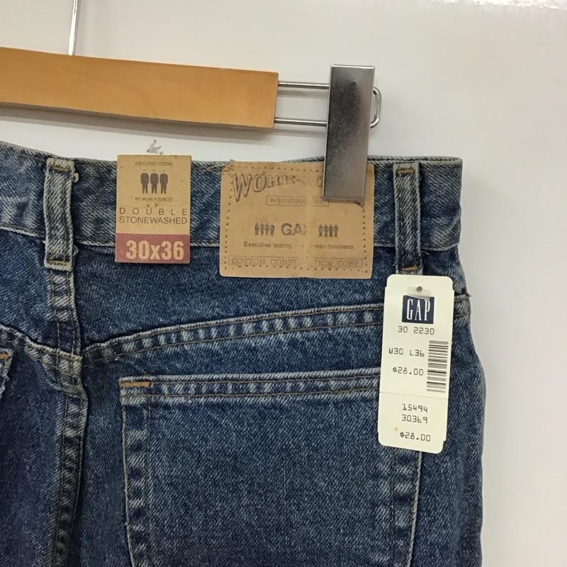 ギャップ GAP パンツ デニム、ジーンズ 90s USA 30インチ 無地 インディゴ / インディゴ / メンズ USED 古着 中古 10128116