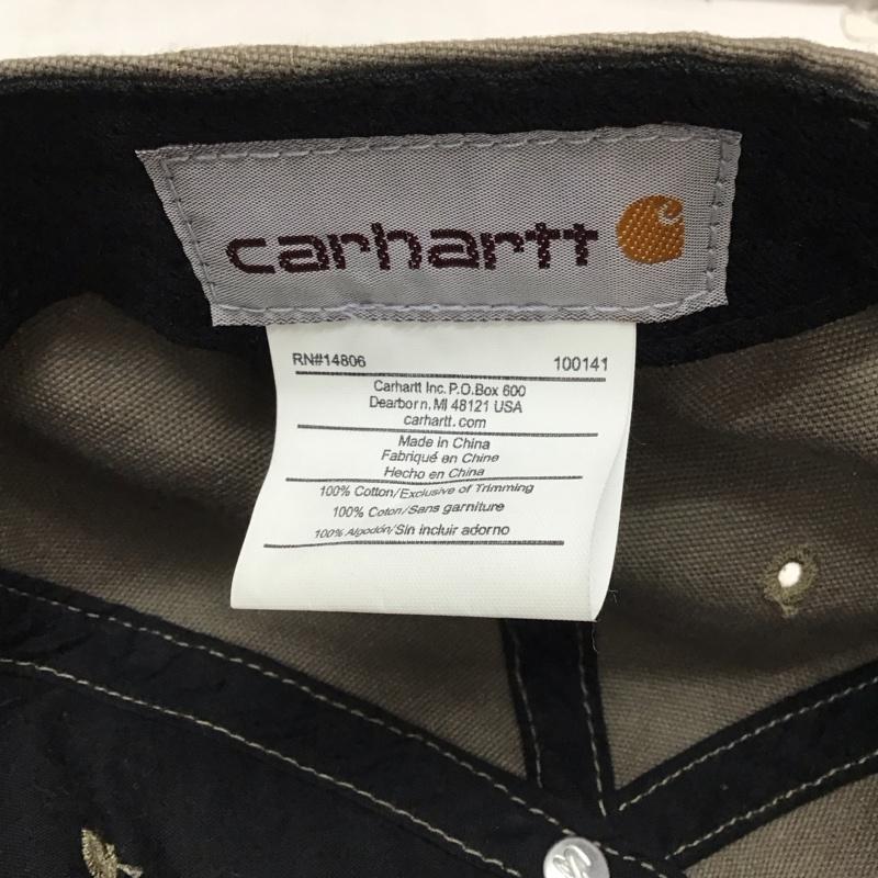 カーハート Carhartt 帽子 キャップ 100289 260 ODESSA CAP ロゴ、文字 灰 / グレー / メンズ USED 古着 中古 10116462