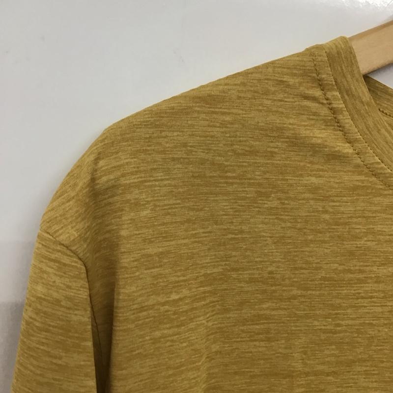 パタゴニア patagonia Tシャツ 半袖 半袖カットソー プリントTシャツ クルーネックカットソー M ロゴ、文字 黄 / イエロー / メンズ USED 古着 中古 10139823