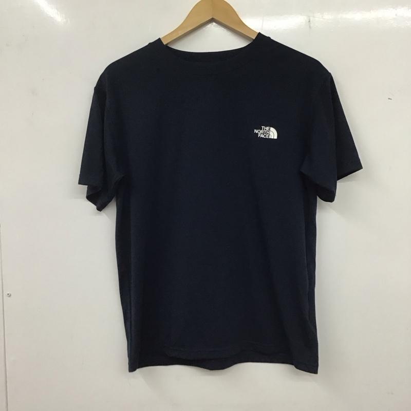 ザノースフェイス THE NORTH FACE Tシャツ 半袖 NTW12394 ショートスリーブフリーラングラフィッククルー XL ロゴ、文字 X プリント 紺 / ネイビー / レディース USED 古着 中古 10136647