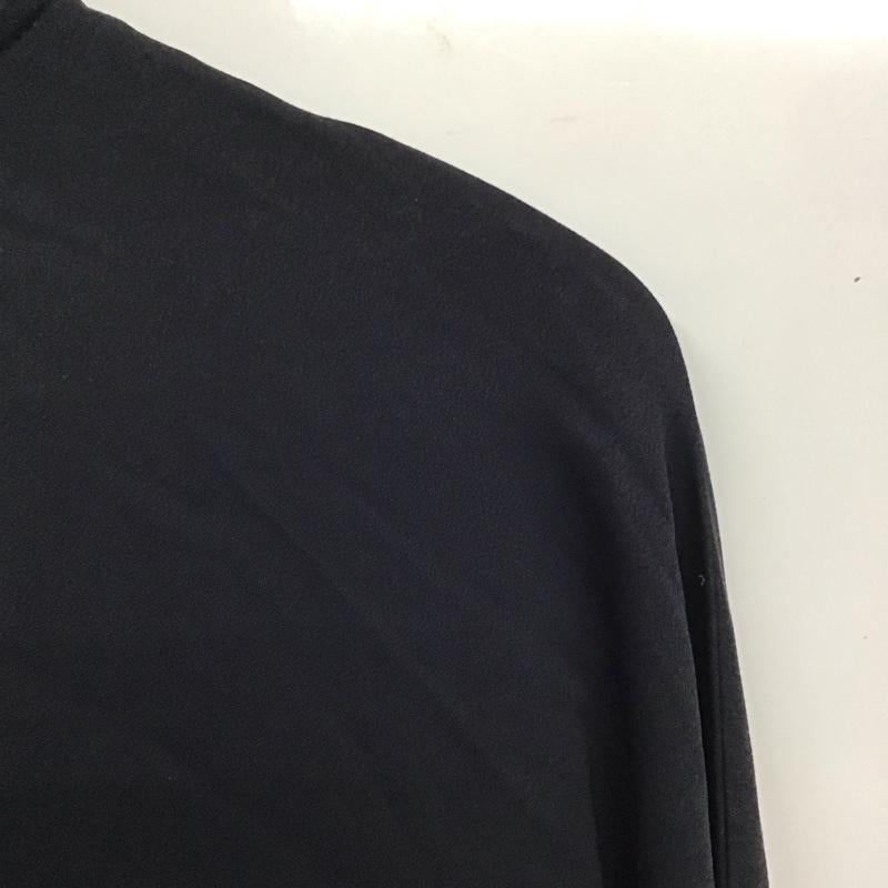 ザラウーマン ZARA WOMAN シャツ、ブラウス 長袖 長袖シャツ 無地シャツ スタンドカラーシャツ M 無地 紺 / ネイビー / レディース USED 古着 中古 10129534