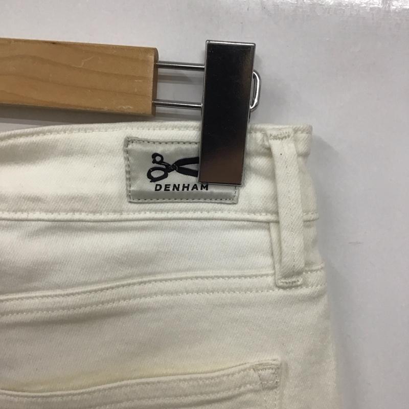 デンハム DENHAM パンツ デニム、ジーンズ 無地 白 / ホワイト / メンズ USED 古着 中古 10130903
