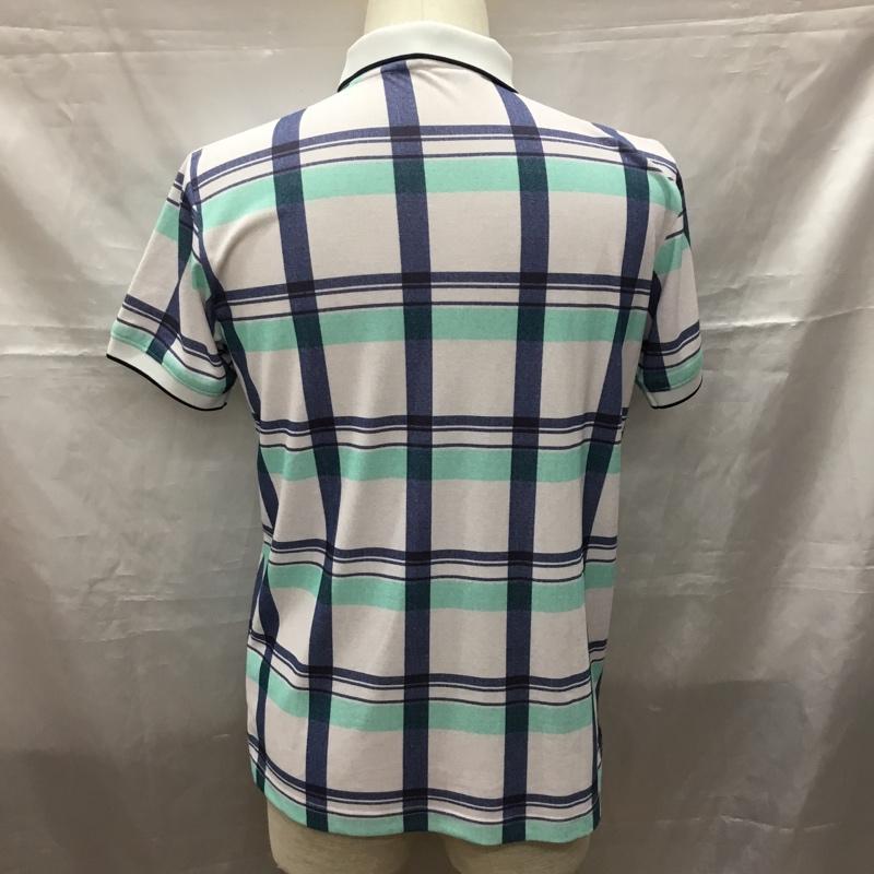 マンシングウェア Munsingwear ポロシャツ 半袖 MGMLGA06 クールタッチ ゴルフウェア タグ付き M チェック マルチカラー / マルチカラー / メンズ USED 古着 中古 10116092