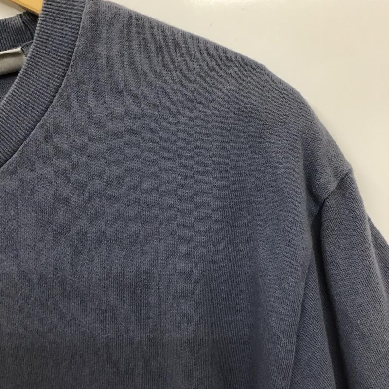 ベンデイビス BEN DAVIS Tシャツ 半袖 半袖カットソー プリントTシャツ クルーネックカットソー L ロゴ、文字 青 / ブルー / レディース USED 古着 中古 10116313