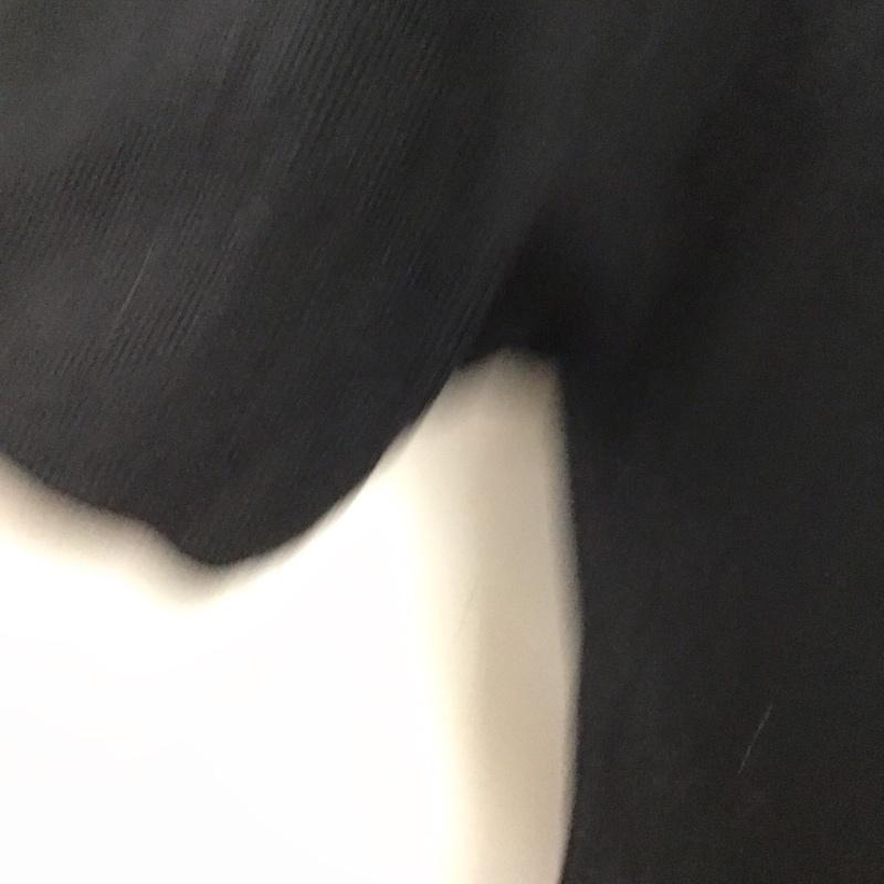 バーバリーロンドン Burberry London カットソー 半袖 半袖ニットカットソー Vネックカットソー 半袖セーター L 無地 黒 / ブラック / メンズ USED 古着 中古 10106823