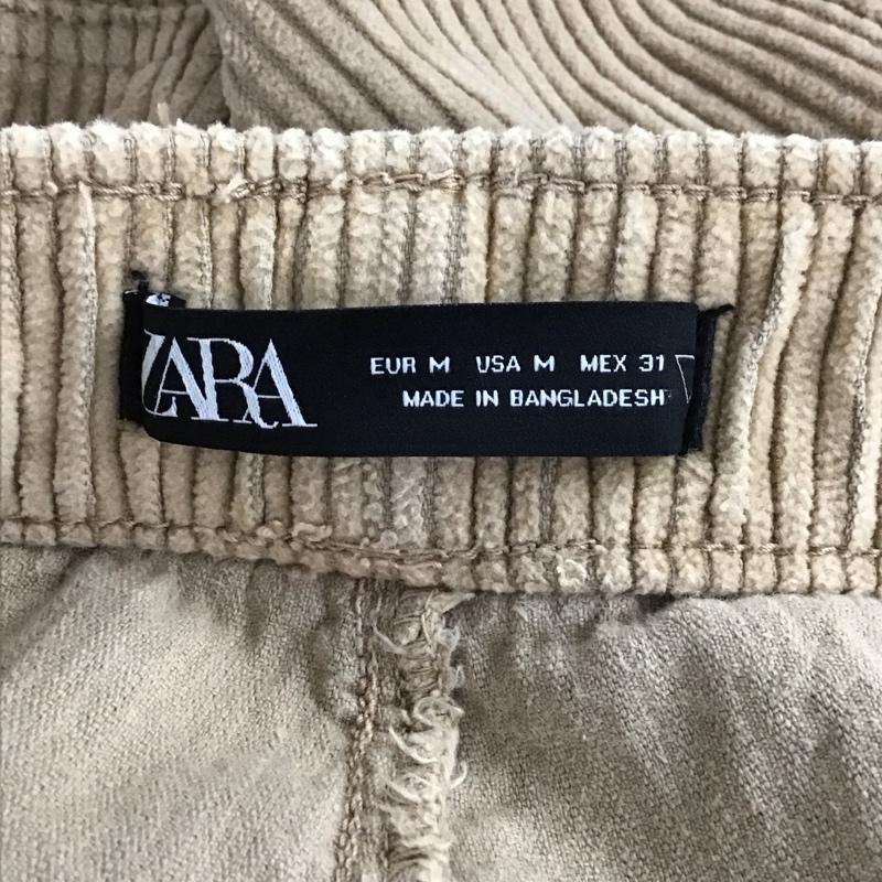 ザラ ZARA パンツ ワークパンツ、ペインターパンツ ワイドパンツ コーデュロイパンツ カジュアルパンツ M 無地 ベージュ / ベージュ / メンズ USED 古着 中古 10132404