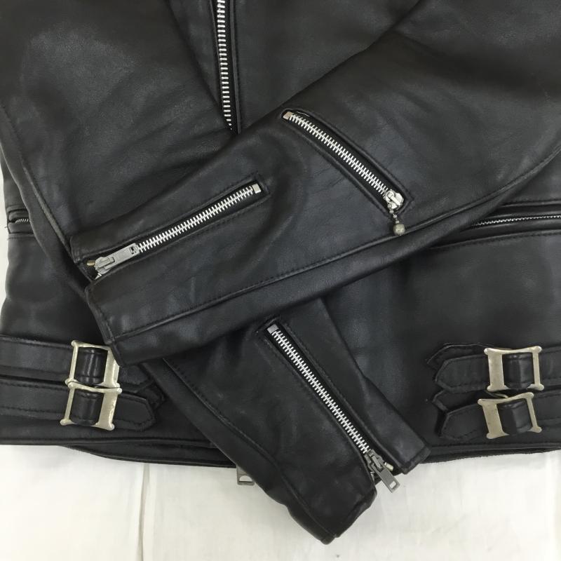 トリプルシックスレザーウェア 666LEATHERWEAR ジャケット、上着 レザージャケット 34 無地 黒 / ブラック / メンズ USED 古着 中古 10133476
