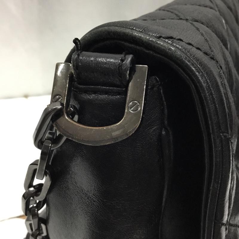 トリーバーチ TORY BURCH ハンドバッグ ハンドバッグ キルティング チェーンベルト ワンポイント 黒 / ブラック / レディース USED 古着 中古 10115576