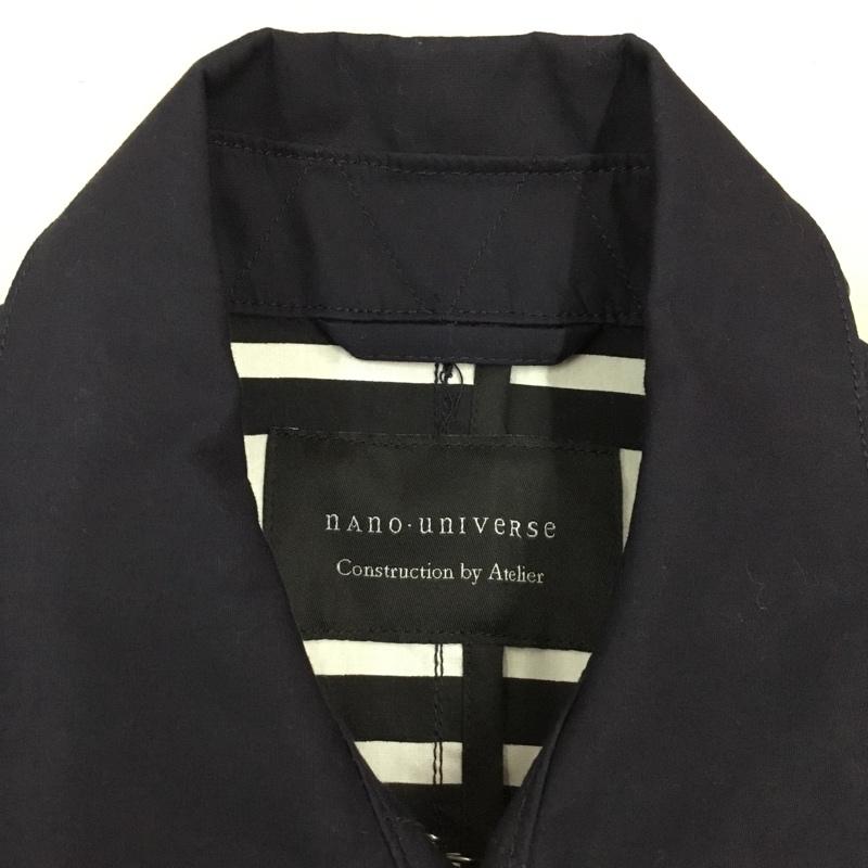 ナノユニバース nano・universe コート コート一般 L 無地 紺 / ネイビー / メンズ USED 古着 中古 10121286