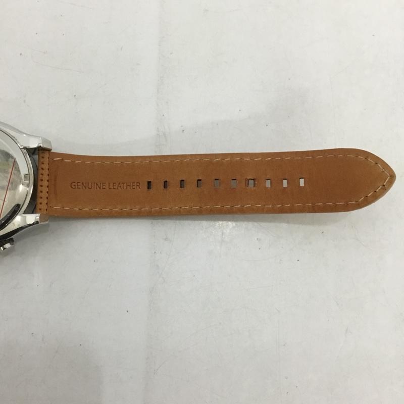 アルマーニエクスチェンジ A/X ARMANIEXCHANGE 腕時計 アナログ(クォーツ式) AX1608 レザーベルト ロゴ、文字 茶 / ブラウン / メンズ USED 古着 中古 10135205
