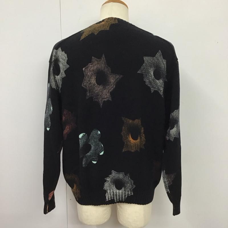 シュプリーム Supreme ニット、セーター 長袖 22SS NateLowmanSweater 長袖ニットカットソー プリントニット L プリント 黒 / ブラック / メンズ USED 古着 中古 10115396