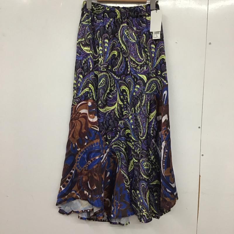 アースミュージックアンドエコロジー earth music&ecology スカート ロングスカート FREE マルチカラー / マルチカラー / レディース USED 古着 中古 10137959