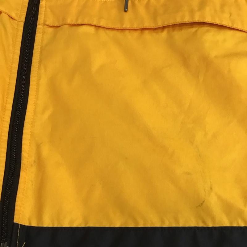 ザノースフェイス THE NORTH FACE ジャケット、上着 ジャケット、ブレザー nf0a4qz7 ジップアップジャケット ナイロンパーカー アウター XL ロゴ、文字 黒 / ブラック / X 黄 / イエロー / メンズ USED 古着 中古 10133613