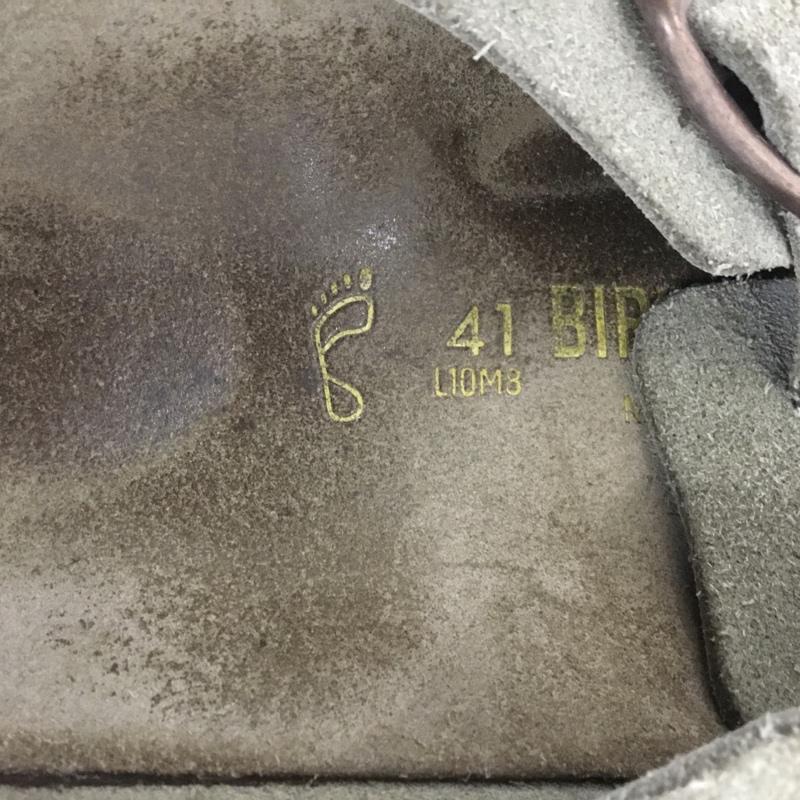 ビルケンシュトック BIRKENSTOCK サンダル サンダル BOSTON スエード 41 サボ 無地 ベージュ / ベージュ / メンズ USED 古着 中古 10137851