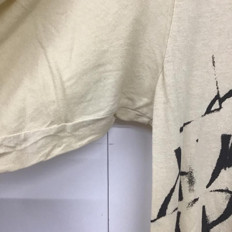 ディーゼル DIESEL カットソー 七分袖 S ロゴ、文字 ベージュ / ベージュ / レディース USED 古着 中古 10130606