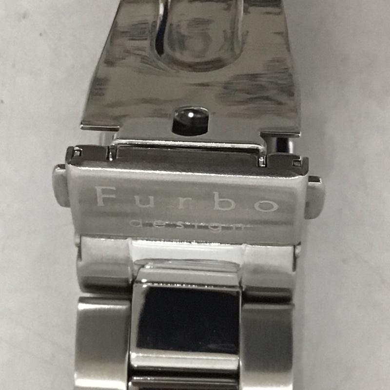 ファルボ FURBO 腕時計 アナログ(自動巻き) F5012 箱有 ロゴ、文字 銀 / シルバー / X 黒 / ブラック / メンズ USED 古着 中古 10134459