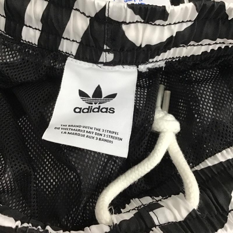アディダス adidas パンツ ショートパンツ ショートパンツ ハーフパンツ カジュアルパンツ ヒョウ柄・レオパード柄 白 / ホワイト / X 黒 / ブラック /  メンズ USED 古着 中古 10123690