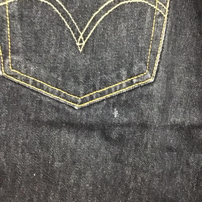 リーバイストラウスアンドコー Levi Strauss & co. パンツ デニム、ジーンズ デニムパンツ ワイドパンツ カジュアルパンツ 38 無地 黒 / ブラック / メンズ USED 古着 中古 10130934