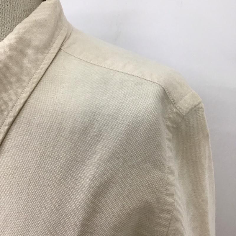 ラルフローレン RALPHLAUREN シャツ、ブラウス 長袖 長袖シャツ カラーシャツ ポケットシャツ 長袖カットソー ロゴ、文字 ベージュ / ベージュ / レディース USED 古着 中古 10117936
