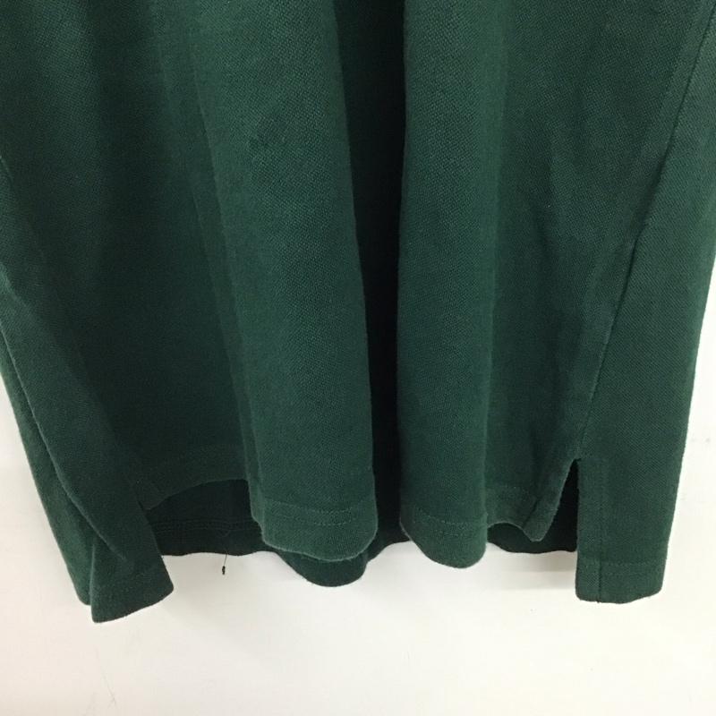ポロバイラルフローレン Polo by RALPH LAUREN ポロシャツ 半袖 半袖ポロシャツ 半袖カットソー カラーシャツ ロゴ、文字 緑 / グリーン / メンズ USED 古着 中古 10132274