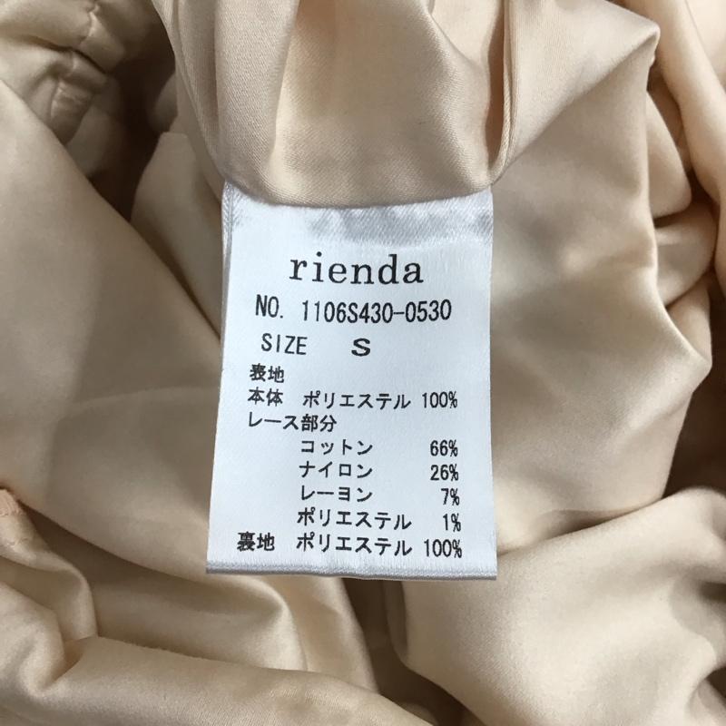 リエンダ rienda ワンピース・ドレス・オールインワン ワンピース・ドレス・オールインワン 1106S430-0530 オールインワン ショートパンツ オフショルダー S レース柄 桃 / ピンク / レディース USED 古着 中古 10115093