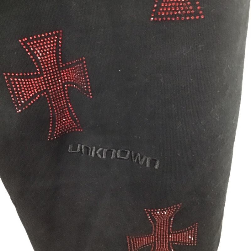 アンノン Unknown パンツ ワークパンツ、ペインターパンツ スウェットパンツ ワイドパンツ カジュアルパンツ XL ロゴ、文字 黒 / ブラック /  メンズ USED 古着 中古 10124935