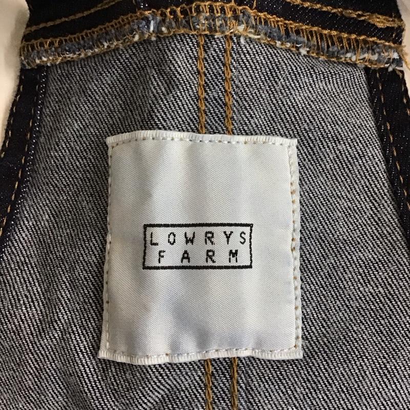 ローリーズファーム LOWRYS FARM サロペット・オーバーオール サロペット、オーバーオール LF716004N9 デニム ストレッチ L 無地 インディゴ / インディゴ / レディース USED 古着 中古 10116502