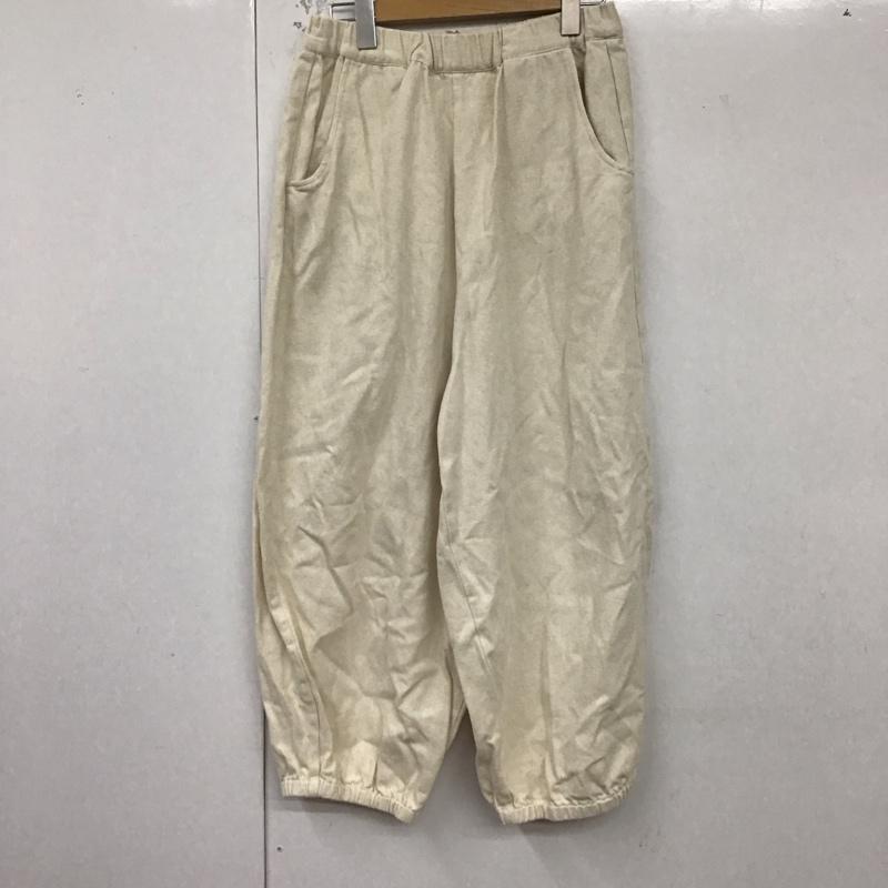 ひより HIYORI ボトムス ボトムス AM-0509 ワイドパンツ FREE 無地 アイボリー / アイボリー / レディース USED 古着 中古 10129615