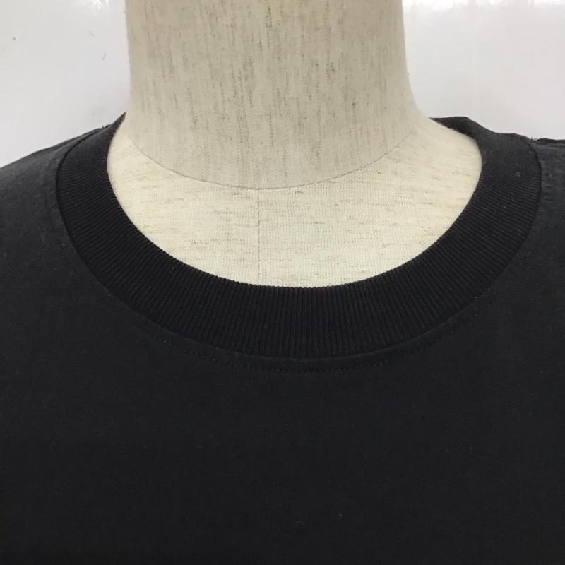 モンクレール MONCLER Tシャツ 半袖 半袖カットソー プリントTシャツ クルーネックカットソー M プリント 黒 / ブラック /  メンズ USED 古着 中古 10110209