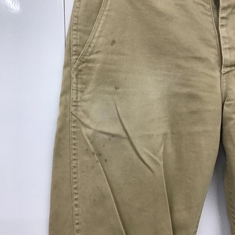 オアスロウ orSlow パンツ チノパン チノパン ワイドパンツ カジュアルパンツ 1 無地 ベージュ / ベージュ / メンズ USED 古着 中古 10130323