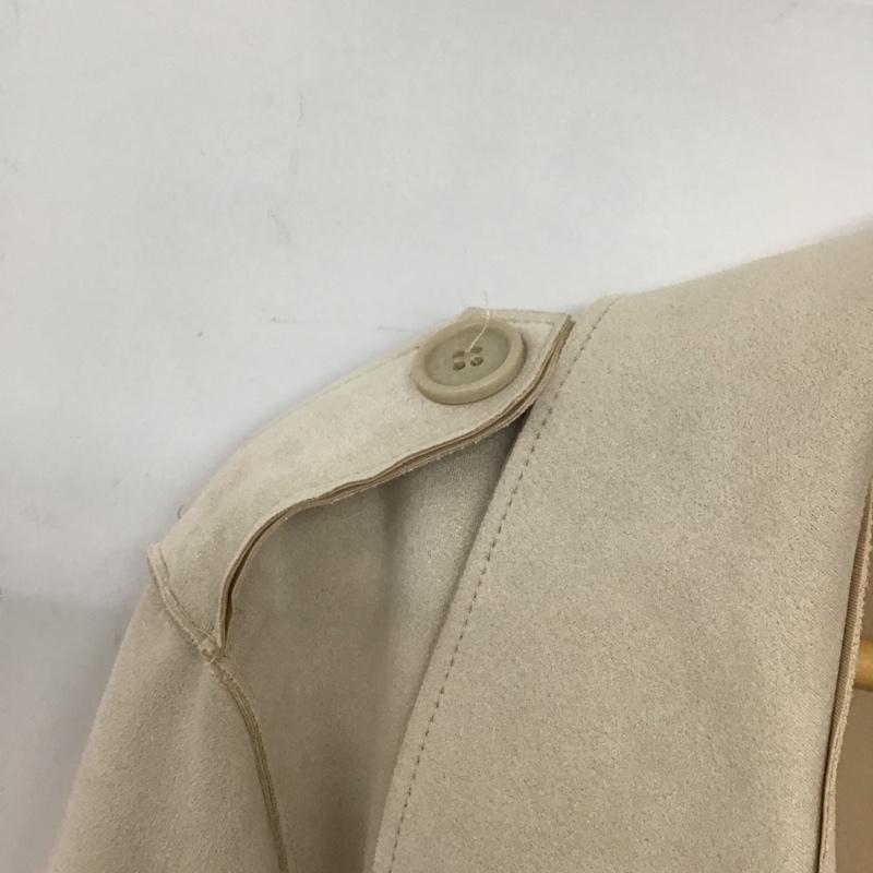 ザラ ZARA コート コート一般 4968/021/710 L 無地 ベージュ / ベージュ / レディース USED 古着 中古 10132787