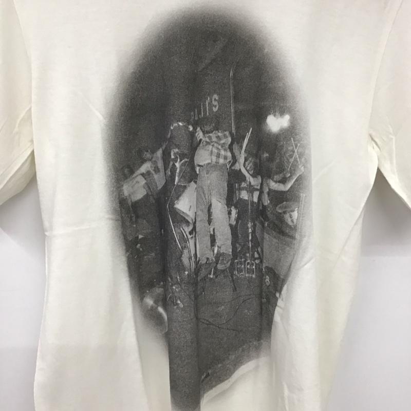 ナンバーナイン NUMBER (N)INE Tシャツ 半袖 charlespeterson カートコバーン フォトTシャツ プリントTシャツ 2 プリント 白 / ホワイト / メンズ USED 古着 中古 10137116
