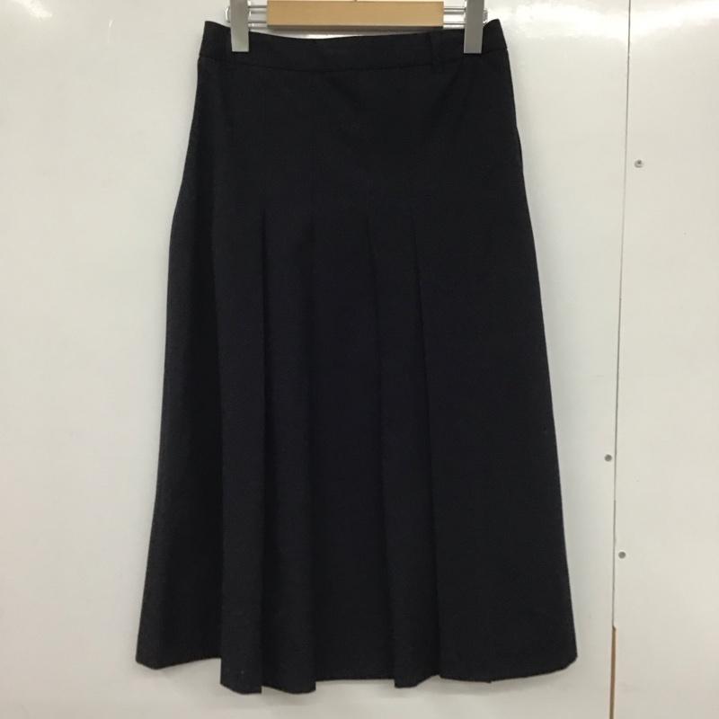 ザラ ZARA スカート ひざ丈スカート XS 無地 黒 / ブラック /  レディース USED 古着 中古 10131876