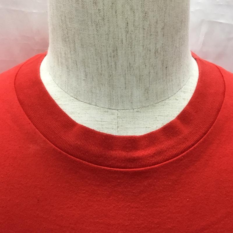 ディースクエアード DSQUARED2 Tシャツ 半袖 半袖カットソー プリントTシャツ クルーネックカットソー XL ロゴ、文字 赤 / レッド /  メンズ USED 古着 中古 10108946