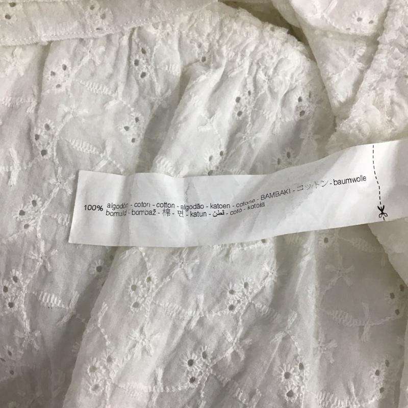 ザラ ZARA タンクトップ タンクトップ ノースリーブ M 無地 白 / ホワイト / レディース USED 古着 中古 10136870