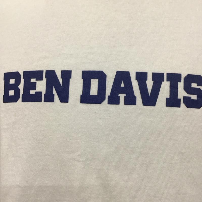 ベンデイビス BEN DAVIS Tシャツ 半袖 C-1580038 CollegeLogoS/STee プリントTシャツ 半袖カットソー L ロゴ、文字 白 / ホワイト /  メンズ USED 古着 中古 10110737